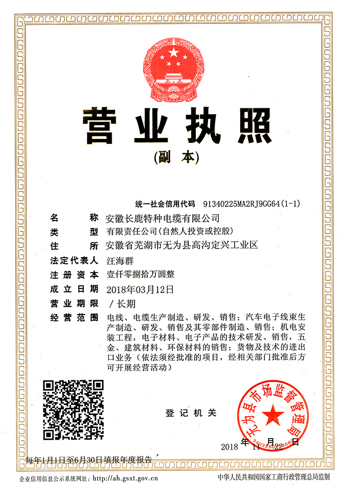 四川營業執照副本